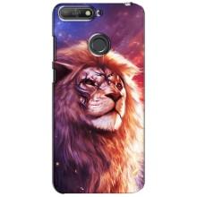 Чохол з картинкою ЛЕВ для Huawei Y6 Prime 2018 (VPrint) (Красочний Лев)