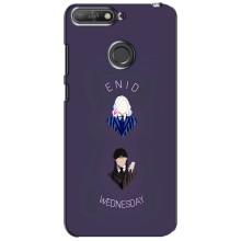 Чохли Венсдей на Huawei Y6 Prime 2018 Уенсдей (AlphaPrint) (Венздей і подруга)