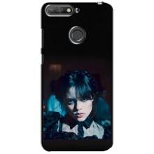 Чохли Венсдей на Huawei Y6 Prime 2018 Уенсдей (AlphaPrint) (погляд Венздей)