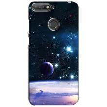 Космічні Чохли для Хуавей Y6 Прайм 2018 (VPrint) (Космічний вид)