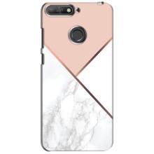 Мраморний чехол на Huawei Y6 Prime 2018 (VPrint) (Тройний мрамор)