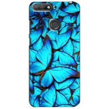 Силиконовый бампер с картинкой животных для Huawei Y6 Prime 2018 (Крылья бабочек)