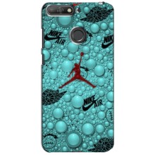 Силиконовый Чехол Nike Air Jordan на Хуавей У6 Прайм (2018) (Джордан Найк)