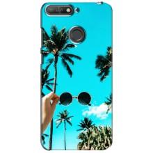 Силіконовий чохол з КАРТИНКАМИ літо для Huawei Y6 Prime 2018 (AlphaPrint) (Погляд літо)