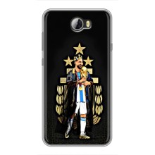 Чехлы для Huawei Y5II (Leo чемпион) (AlphaPrint) (Месси Король)