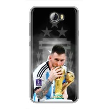 Чехлы для Huawei Y5II (Leo чемпион) (AlphaPrint) (Месси Чемпион)