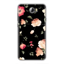 Чехлы с Цветами для Huawei Y5II (VPrint) (Розочки)