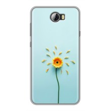 Чехлы с Цветами для Huawei Y5II (VPrint) (Желтый цветок)