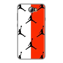 Чехлы для Huawei Y5II - с картинкой JORDAN (AlphaPrint) (Лого Джордан)