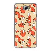 Чехлы с картинкой Лисички для Huawei Y5II (VPrint) (Лисички)