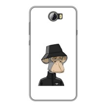 Чехлы с Обезьянами NFT для Huawei Y5II (AlphaPrint) (обезьяна NFT Adidas)