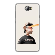 Чехлы с Обезьянами NFT для Huawei Y5II (AlphaPrint) (обезьяна NFT в очках)