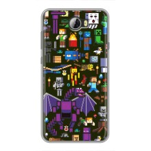 Чехол Майнкрафт на Huawei Y5II (AlphaPrint) Minecraft (Коллаж Майнкрафт)