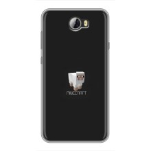 Чехол Майнкрафт на Huawei Y5II (AlphaPrint) Minecraft (Овечка Майнкрафт)