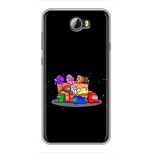 Чехол Амонг Ас для Huawei Y5II (AlphaPrint) (Амонг-ас)