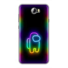 Чехол Амонг Ас для Huawei Y5II (AlphaPrint) (Яркий скин)