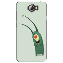 Чехол с картинкой "Одноглазый Планктон" на Huawei Y5II (Милый Планктон)