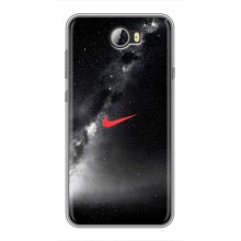 Чехол для Huawei Y5II - с принтом Найк (AlphaPrint) (Найк красный)