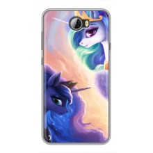 Чехол для Хуавей У5II - (Единорожки - Новинки) (AlphaPrint) (Единорожки)