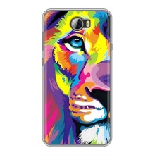 Чехол со Львом для Huawei Y5II (VPrint) (Яркий Лев)