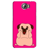 Чехол (ТПУ) Милые собачки для Huawei Y5II – Веселый Мопсик