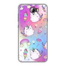 Чехол Unicorn на Huawei Y5II (Радуга и Единорог)