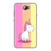 Чехол Unicorn на Huawei Y5II (Радужный Единорог)