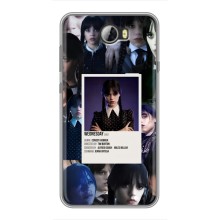 Чехлы Венсдей на Huawei Y5II Уэнсдей (AlphaPrint) (коллаж Уэнздей)