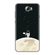 Космические Чехлы для Хуавей У5II (VPrint) (На луне)