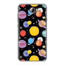 Космические Чехлы для Хуавей У5II (VPrint) (Рисованные планеты)