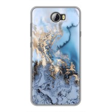 Мраморный чехол на Huawei Y5II (VPrint) (Нежный мрамор)