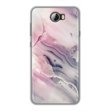 Мраморный чехол на Huawei Y5II (VPrint) (Пурпурный Мрамор)