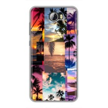 Силиконовый чехол с КАРТИНКАМИ лето для Huawei Y5II (AlphaPrint) (Летний отпуск)