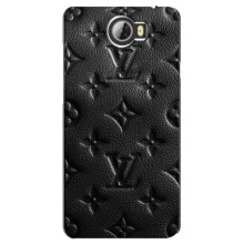 Текстурный Чехол Louis Vuitton для Хуавей У5II (Черный ЛВ)