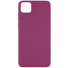 Чехол Silicone Cover Full without Logo (A) для Huawei Y5p – Бордовый