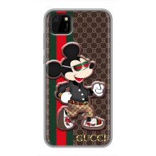 Чехлы Бренд GUCCI для Huawei Y5p – Маус Гуччи