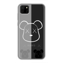 Чехлы для Huawei Y5p - Bearbrick Louis Vuitton (PREMIUMPrint) (БеарБрик глаза)