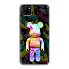 Чехлы для Huawei Y5p - Bearbrick Louis Vuitton (PREMIUMPrint) (Яркий Bearbrick)