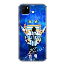 Чохли для Huawei Y5p (Leo чемпіон) (AlphaPrint) (Мессі збірна)