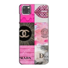 Чехол (Dior, Prada, YSL, Chanel) для Huawei Y5p (Модница)