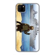 Чехол с принтом (Русский корабль...) для Хуавей Y5п (AlphaPrint) – Русский корабль