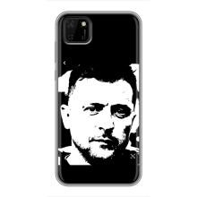 Чехол для Huawei Y5p (AlphaPrint - с принтом Зеленского) – Зеленский АРТ