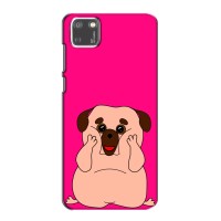 Чехол (ТПУ) Милые собачки для Huawei Y5p (Веселый Мопсик)