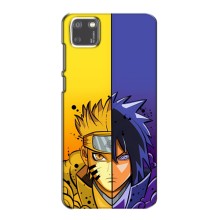 Купить Чехлы на телефон с принтом Anime для Хуавей У5р (Naruto Vs Sasuke)