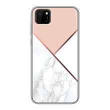 Мраморний чехол на Huawei Y5p (VPrint) (Тройний мрамор)