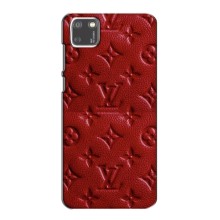 Текстурный Чехол Louis Vuitton для Хуавей У5р – Красный ЛВ