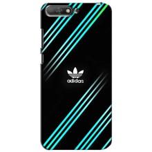 Чехлы Адидас для Huawei Y6 2018 (AlphaPrint) (Адидас с полосами)