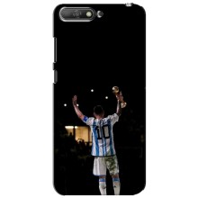 Чехлы Лео Месси Аргентина для Huawei Y6 2018 (Лео Чемпион)