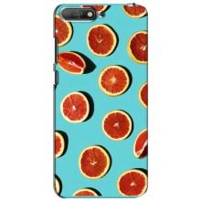 Чехлы с Фруктами для Huawei Y6 2018 (VPrint) (Грейпфрут)
