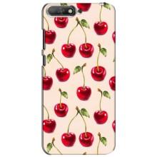 Чехлы с Фруктами для Huawei Y6 2018 (VPrint) (Вишня)